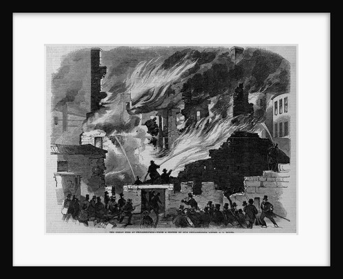 The Great Fire at Philadelphia by Anonymous