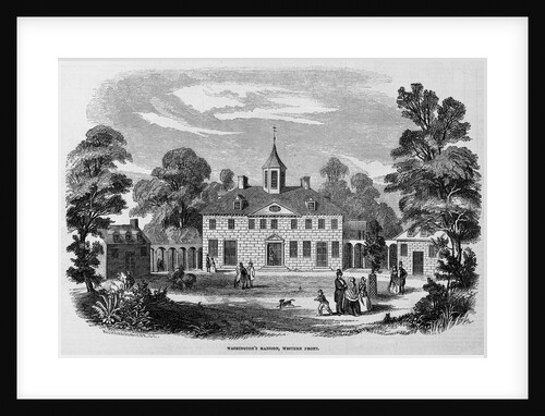 Washington's Mansion, Western Front by Anonymous