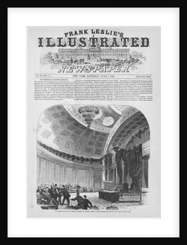 The Assault in the U. S. Senate Chamber on Senator Sumner by Anonymous