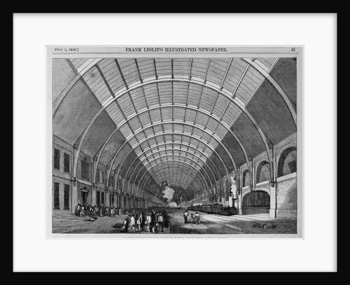 Monster English Railway Passenger Station, King's Cross, London by Anonymous