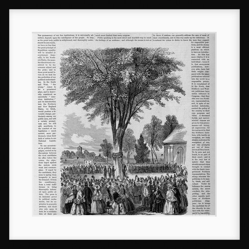 Class-Day Celebration, Harvard. Ceremonies Under the Old Elm, College Green by Anonymous