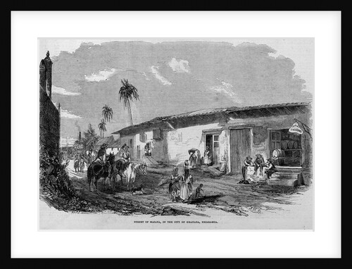Street of Masaya, in the City of Granada, Nicaragua by Anonymous