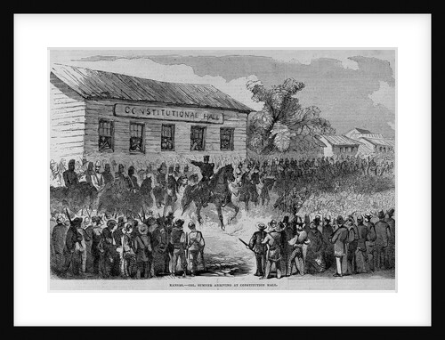 Kansas. Col. Sumner Arriving at Constitution Hall by Anonymous