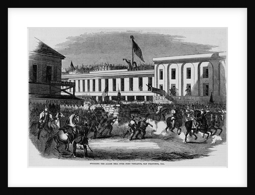 Sounding the Alarm Bell Over Fort Vigilance, San Francisco, Cal by Anonymous