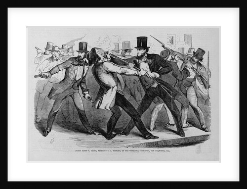 Judge David S. Terry, Stabbing S. A. Hopkins, of the Violence Committee, San Francisco, Cal by Anonymous
