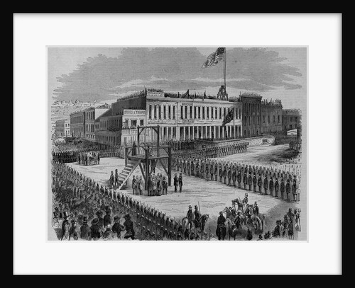 Execution of Brace and Hetherington, By the Vigilance Committee of San Francisco, Cal by Anonymous