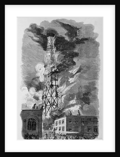 Destruction of the Latting Observatory, New York by Anonymous