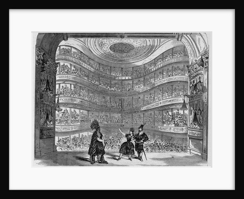 Interior View of the Bowery Theatre, New York Illustration by Anonymous