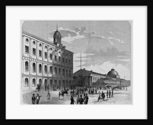 Boston Fair. Fanueil Hall and Market by Anonymous