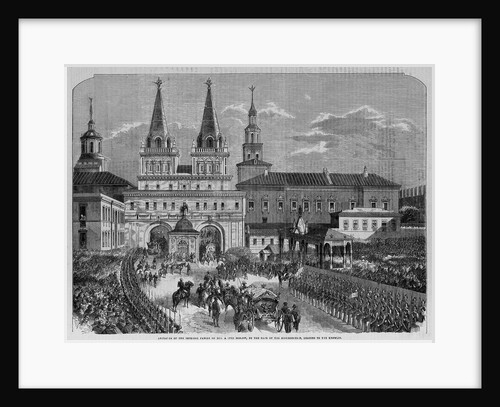 Entrance of the Imperial Family into Moscow, by the Gate of the Resurrection, Leading to the Kremlin by Anonymous