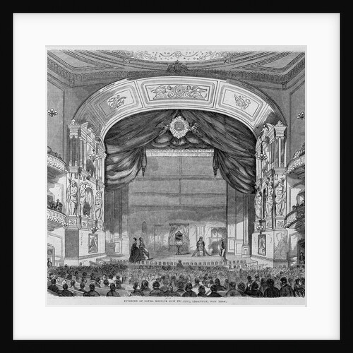 Interior of Laura Keene's New Theatre, Broadway, New York by Anonymous