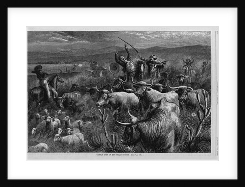 Cattle Raid on the Texas Border by Anonymous