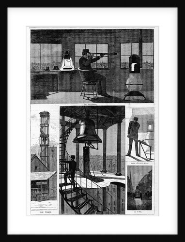 Watch-Tower, Corner of Spring and Varick Streets, New York by Anonymous
