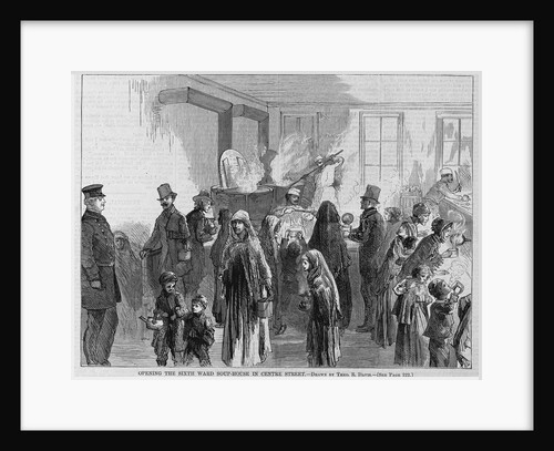 Opening the Sixth Ward Soup-House in Centre Street by Anonymous