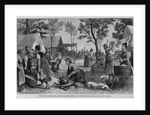 Western Sketches-Arkansas Pilgrims in Camp by Anonymous