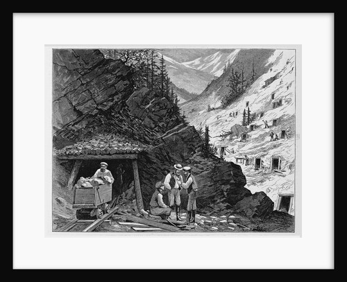 Gold and Silver Mining, Colorado-A Honey-Combed Mountain by Anonymous