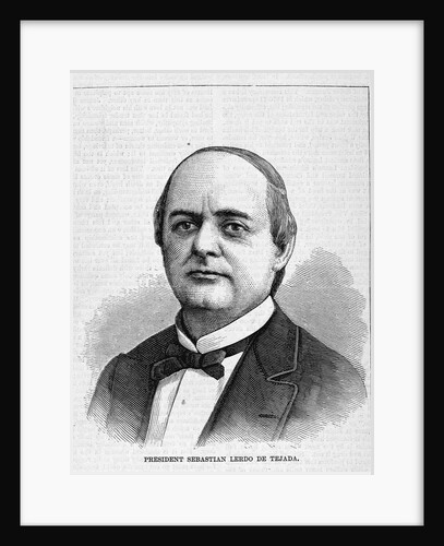 President Sebastian Lerdo De Tejada by Anonymous