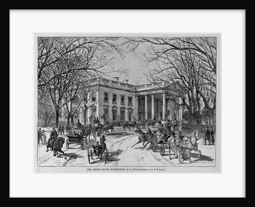 The White House, Wshington, D. C. Photographed by L. E. Walker