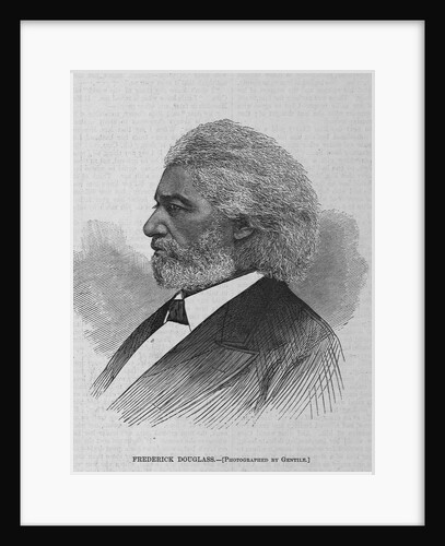 Frederick Douglass. Photographed by Gentile