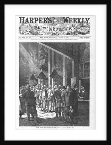 A Nevada silver mine - changing the shift by P. Frenzeny