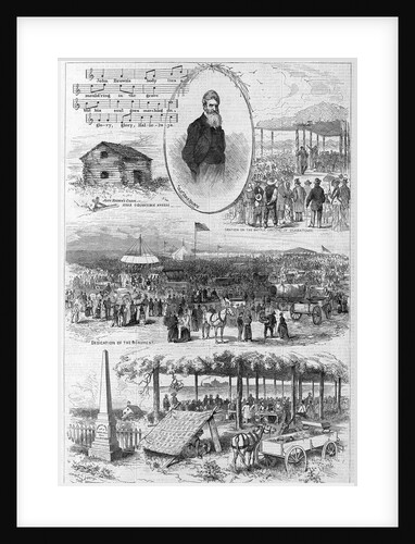 The John Brown Monument, Osawatomie, Kansas by H. Worrall
