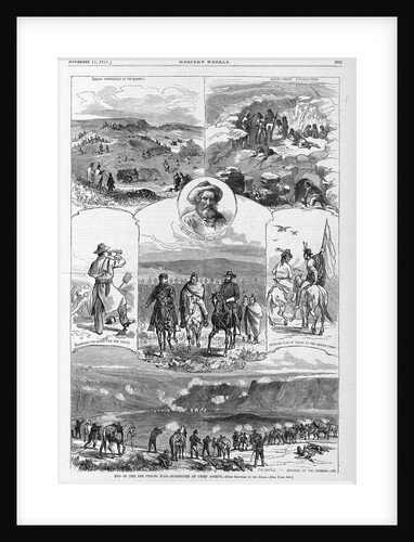 Magazine Illustrations of the End of the Nez Perces War Published in Harper's Weekly by Anonymous