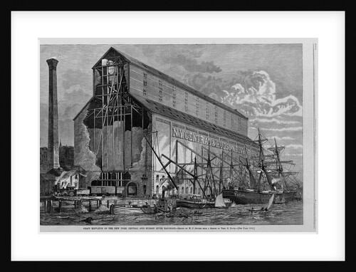 Grain elevator of the New York central and Hudson River Railroad by W. P. Snyder
