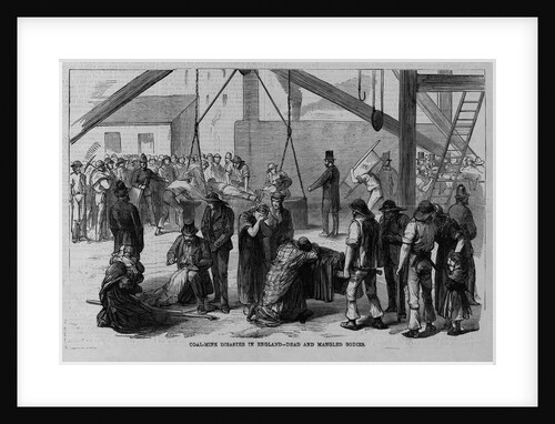 Coal-mine disaster in England - dead and mangled bodies by Anonymous