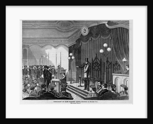 Dedication of Kane Masonic Lodge by Stanley Fox