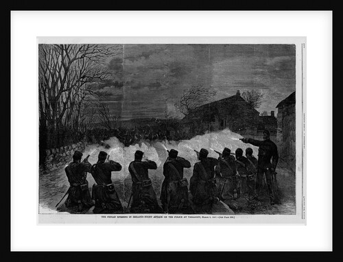 The fenian uprising in Ireland - night attack on the police at Tallaght, March 5, 1867 by Anonymous