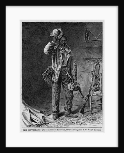 The contraband. Photographed by Rockwood, 839 Broadway, From F. W. Wood's picture by Anonymous