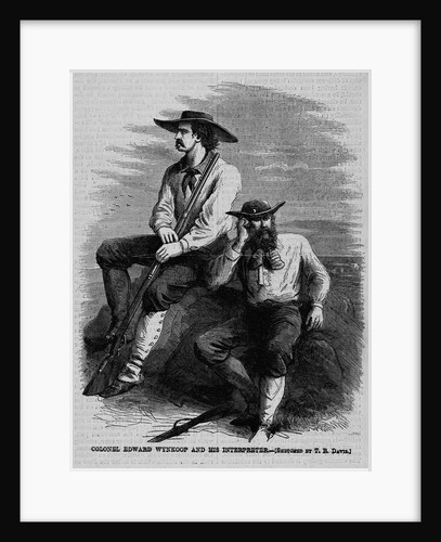 Colonel Edward Wynkoop and his interpreter by T. R. Davis