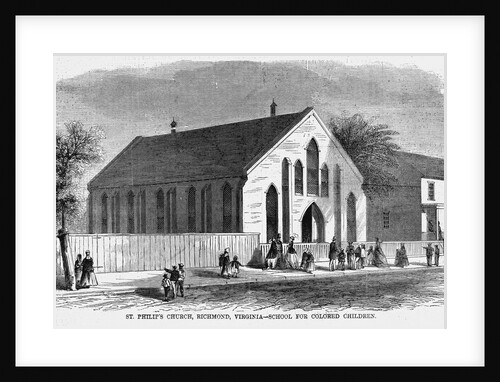 St. Philip's church, Richmond, Virginia - school for colored children by Anonymous