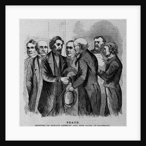 Peace. Meeting of Horace Greeley and Jeff Davis at Richmond by Anonymous