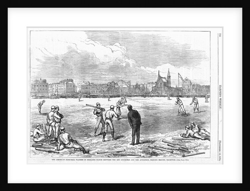 The American Base-Ball Players in England-Match Between the Red Stackings and the Athletics, Princes by Anonymous