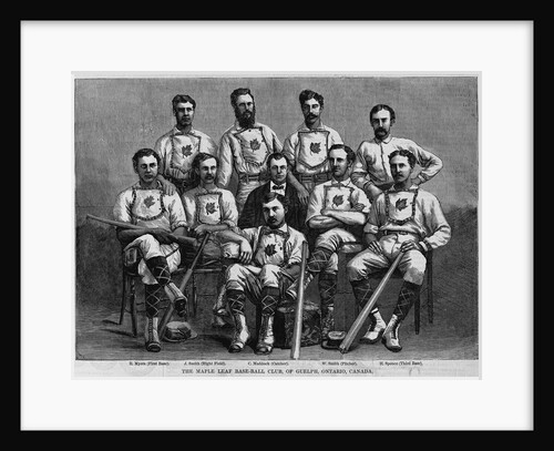 The Maple Leaf Baseball Club, of Guelph, Ontario, Canada by Anonymous