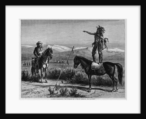 A Chief Forbidding the Passage of a Train Through his Country by Anonymous