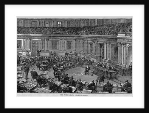 The United States Senate in Session by Anonymous