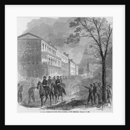 General Sherman's Entry into Columbia, South Carolina, February 17, 1865 by Anonymous