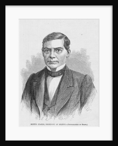 Benito Juarez, President of Mexico by Anonymous