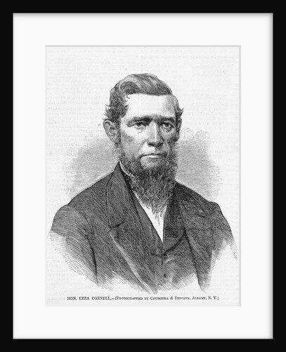 Hon. Ezra Cornell by Anonymous