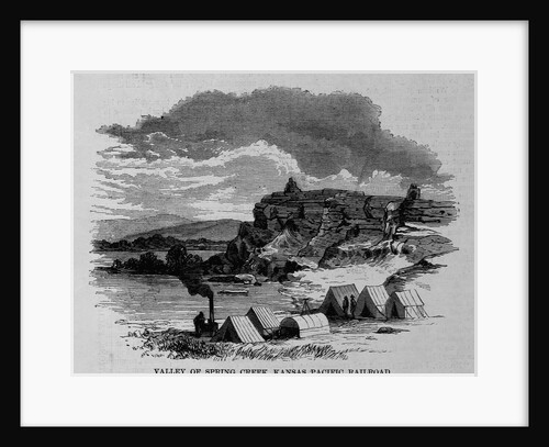 Valley of Spring Creek, Kansas Pacific Railroad by Anonymous