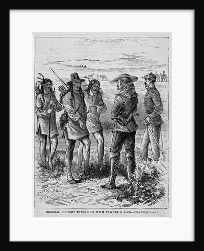 General Custer's interview with Pawnee killer by Anonymous
