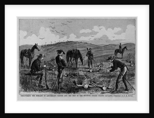 Discovering the remains of Lieutenant Kidder and ten men of the Seventh United States Cavalry by Anonymous