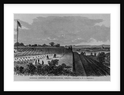 National cemetery at Fredericksburg, Virginia by W. L. Sheppard