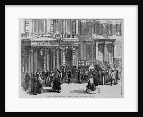 Buying tickets for the Dickens readings at Steinway Hall by Anonymous