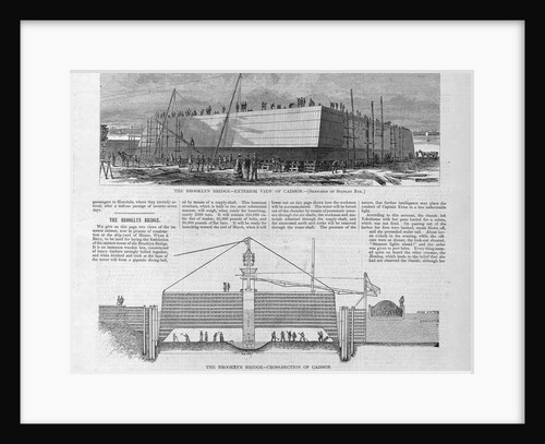The Brooklyn Bridge by Anonymous