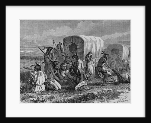 Indians gambling for the possession of a captive by M. W. Cary