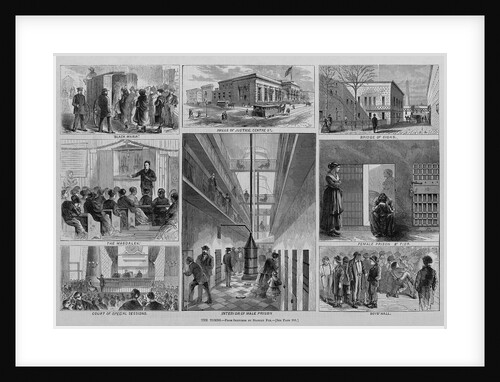 The tombs. From a sketch by Stanley Fox by Anonymous