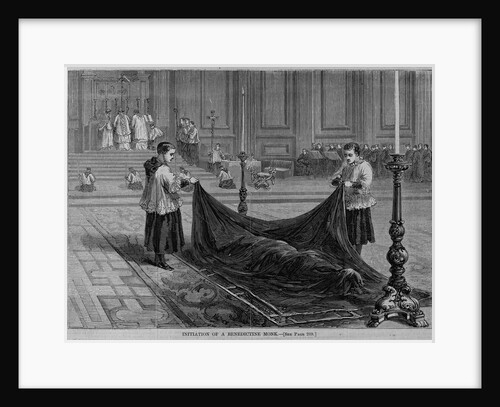 Initiation of a benedictine monk by Anonymous
